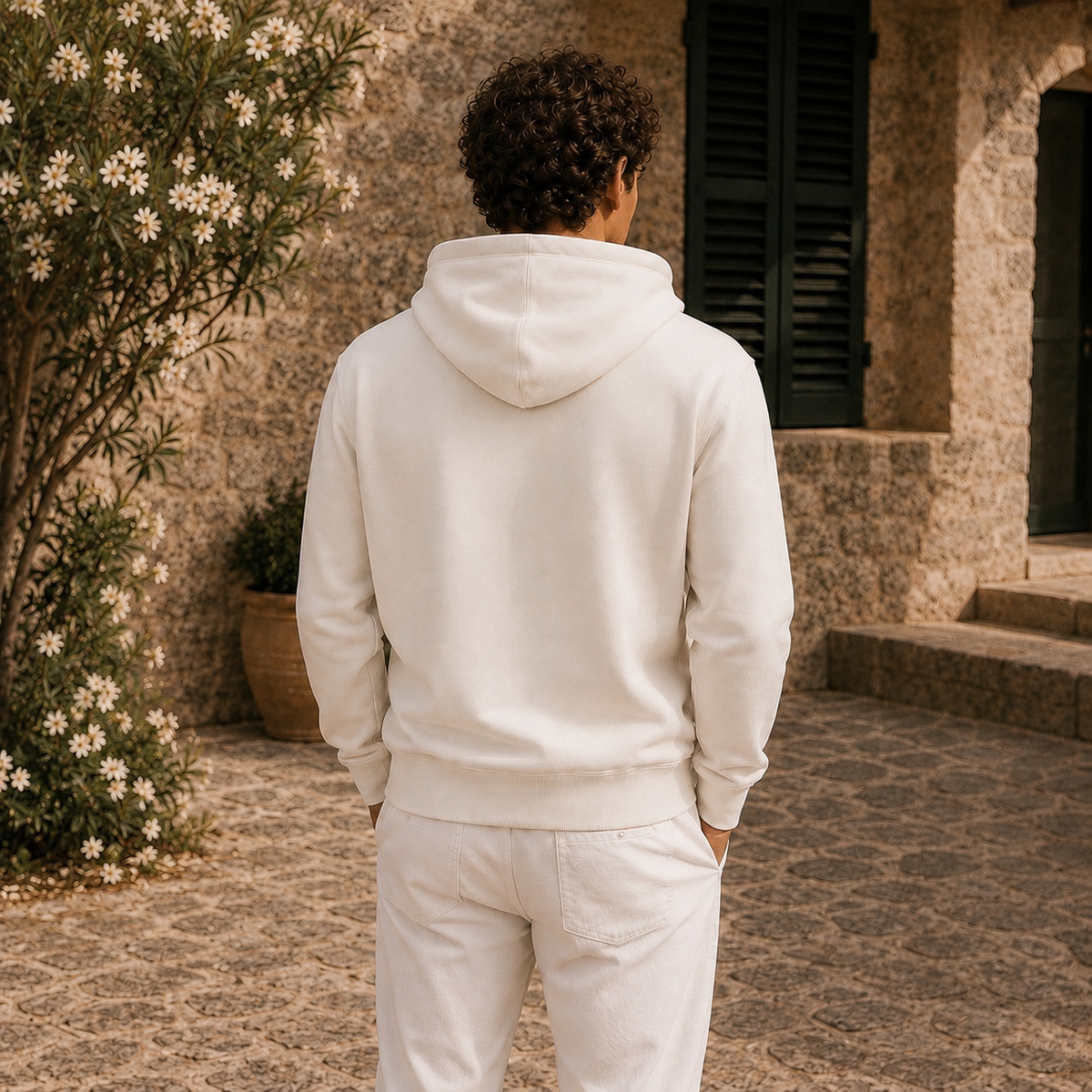 Verano Signature Hoodie – Ivory/Vit