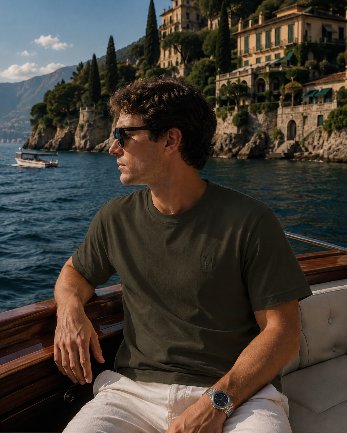 Verano Signature T-Shirt – Mörk oliv