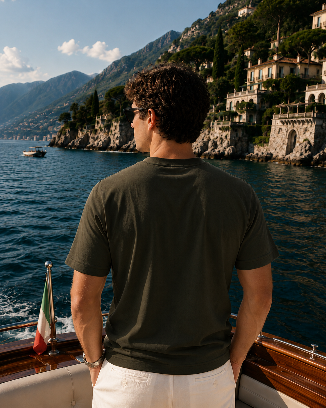 Verano Signature T-Shirt – Mörk oliv