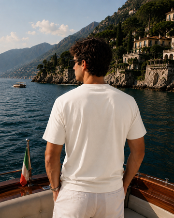 Verano Signature T-Shirt – Vit / Ivory